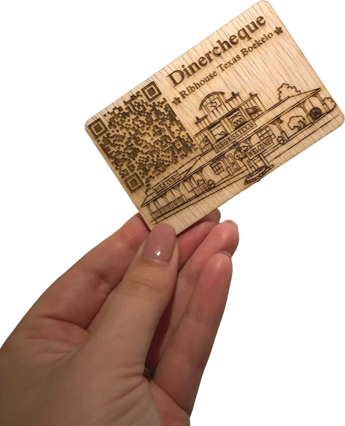 Cadeaukaart in de hand