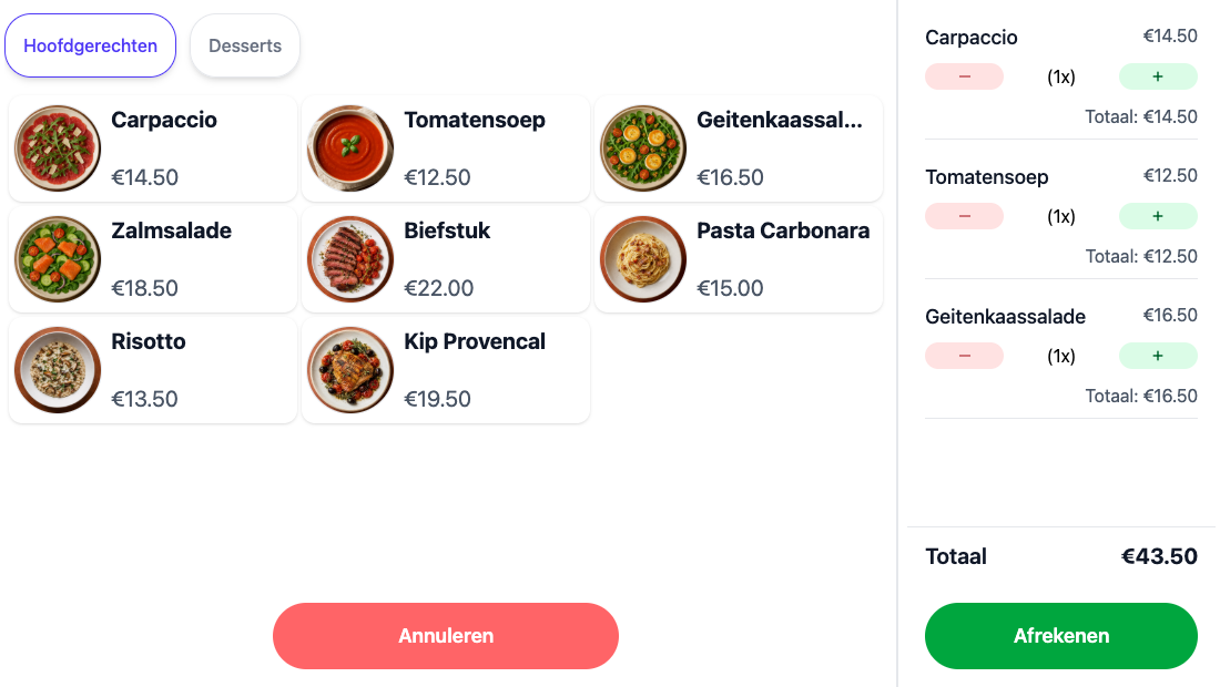 20Tabs kiosk zelfbediening