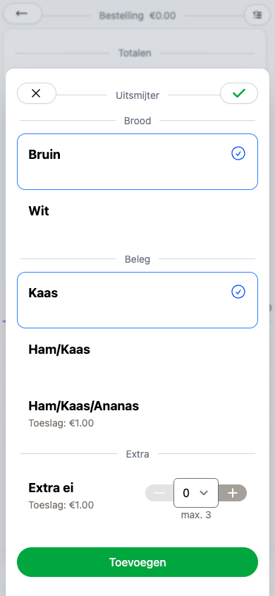 20Tabs laat je producten aanpassen met opties